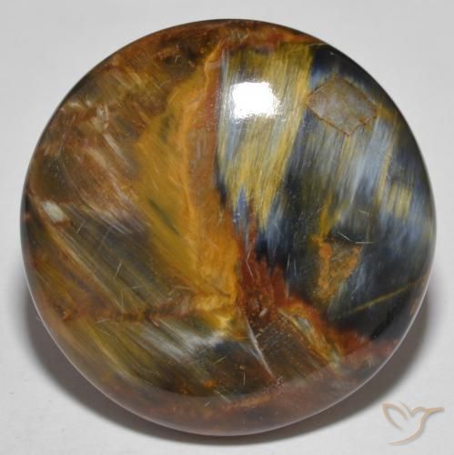 27.55ct Natural Multicolor Pietersita, Redondo, Opaco
