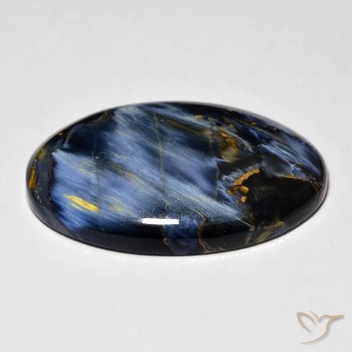 Pietersita Multicolor natural de 12.46 ct, Ovalada, Opaco