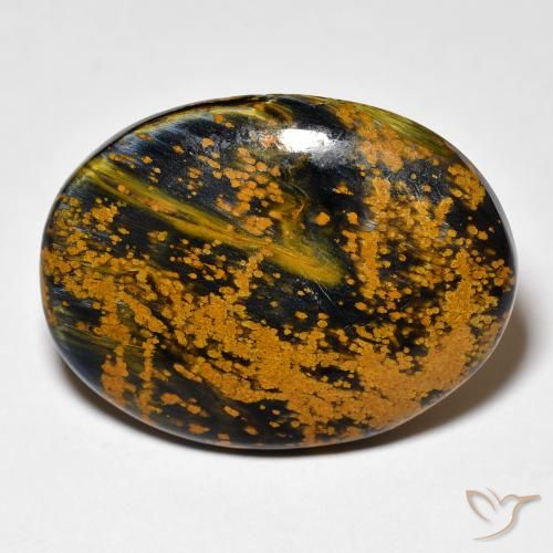 13.77ct Natural Multicolor Pietersita, Ovalada, Opaco