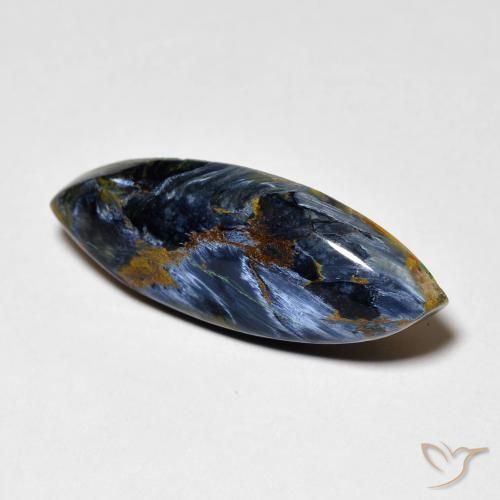 Pietersita Multicolor natural de 4.84 ct, Marquesa, Opaco