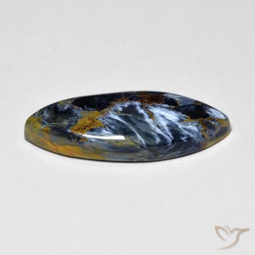 Pietersita Multicolor natural de 4.84 ct, Marquesa, Opaco