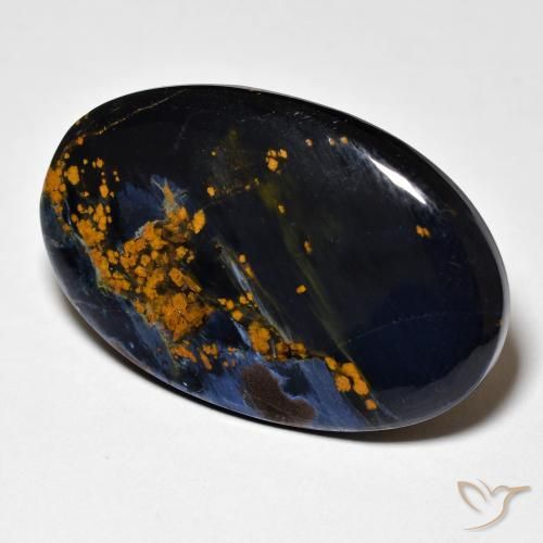 Pietersita Multicolor natural de 12.72 ct, Ovalada, Opaco