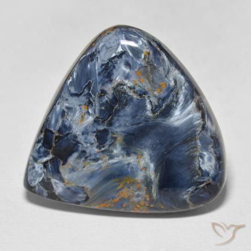 25.09ct Natural Multicolor Pietersita, En forma de pera, Opaco