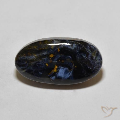 Pietersita Multicolor natural de 5.62 ct, Ovalada, Opaco