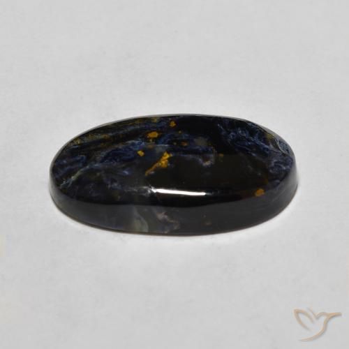 Pietersita Multicolor natural de 5.62 ct, Ovalada, Opaco