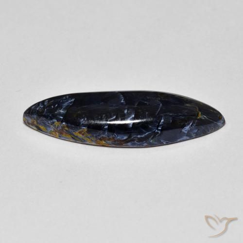 Pietersita Multicolor natural de 4.09 ct, Marquesa, Opaco