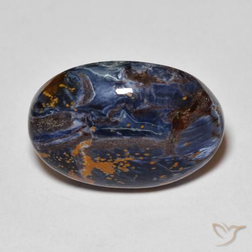 9.26ct Natural Multicolor Pietersita, Ovalada, Opaco