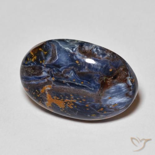 Pietersita Multicolor natural de 9.26 ct, Ovalada, Opaco