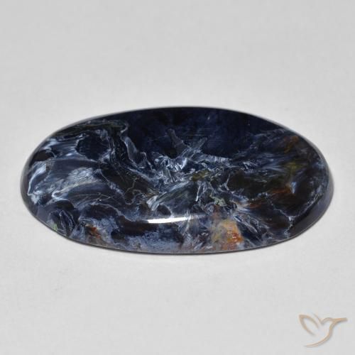 Pietersita Multicolor natural de 10.88 ct, Ovalada, Opaco