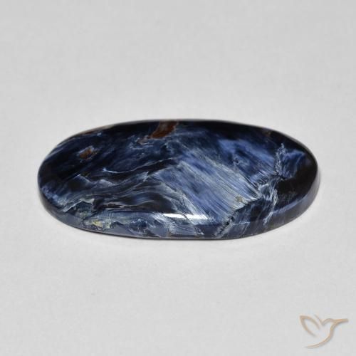 Pietersita Multicolor natural de 5.06 ct, Ovalada, Opaco