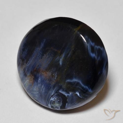 Pietersita Multicolor natural de 10.45 ct, Redondo, Opaco