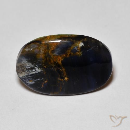 4.59ct Natural Multicolor Pietersita, Ovalada, Opaco