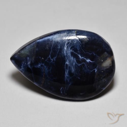 8.65ct Natural Multicolor Pietersita, En forma de pera, Opaco