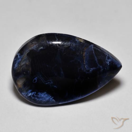 Pietersita Multicolor natural de 8.65 ct, En forma de pera, Opaco
