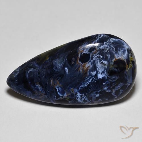 11.27ct Natural Multicolor Pietersita, En forma de pera, Opaco