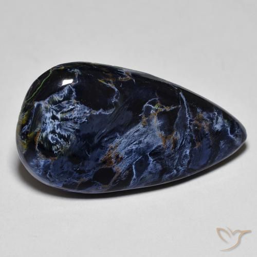Pietersita Multicolor natural de 11.27 ct, En forma de pera, Opaco