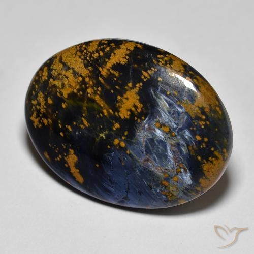 Pietersita Multicolor natural de 14.23 ct, Ovalada, Opaco