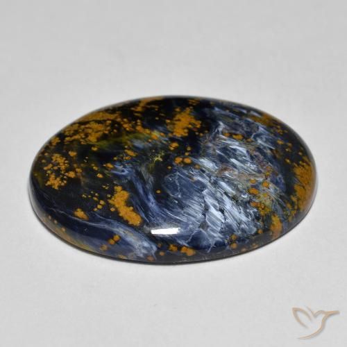 Pietersita Multicolor natural de 14.23 ct, Ovalada, Opaco