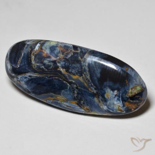 Pietersita Multicolor natural de 15.13 ct, Ovalada, Opaco