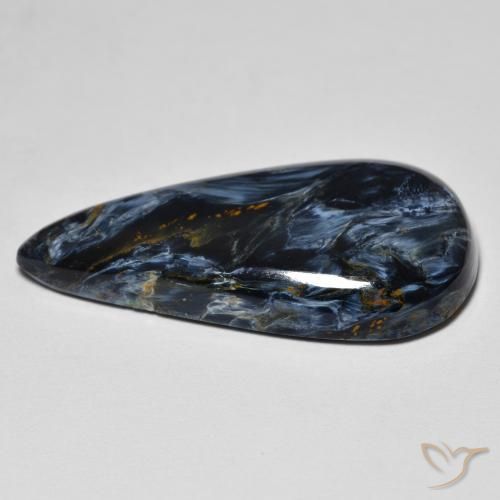 Pietersita Multicolor natural de 13.82 ct, En forma de pera, Opaco