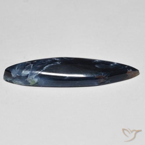 Pietersita Multicolor natural de 5.68 ct, Marquesa, Opaco