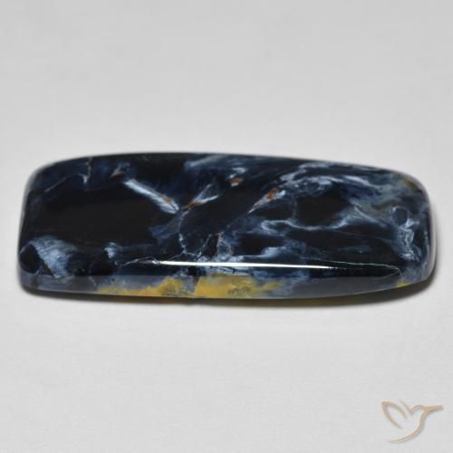 Pietersita Multicolor natural de 12.46 ct, Corte Baguette, Opaco