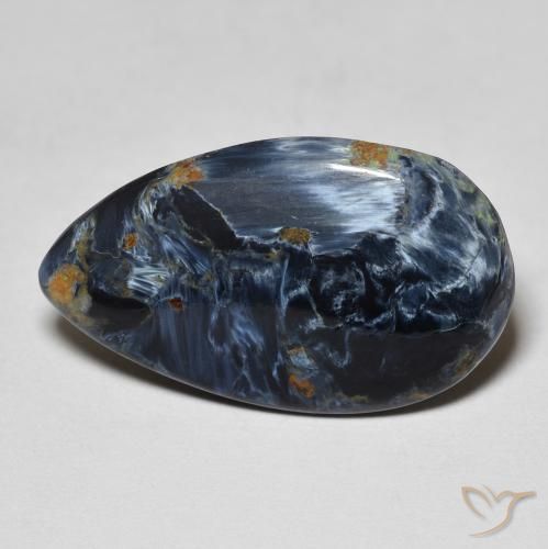 8.10ct Natural Multicolor Pietersita, En forma de pera, Opaco