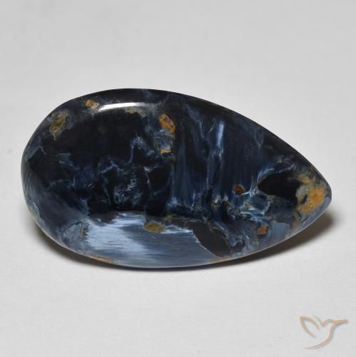 Pietersita Multicolor natural de 8.10 ct, En forma de pera, Opaco