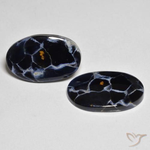 Gemas de Pietersita Multicolor natural de 12.58 ct, Ovalada, Opaco