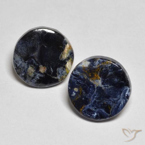4.46ctw Natural Multicolor Pietersita, Redondo, Opaco