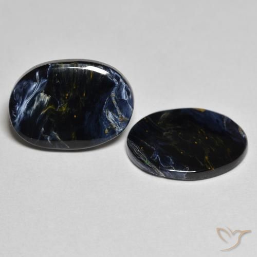 Gemas de Pietersita Multicolor natural de 8.31 ct, Ovalada, Opaco