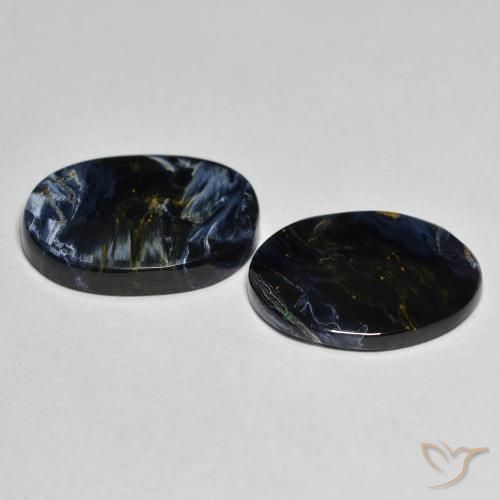 Gemas de Pietersita Multicolor natural de 8.31 ct, Ovalada, Opaco