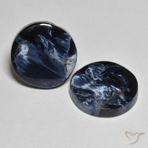 Gemas de Pietersita Multicolor natural de 12.36 ct, Redondo, Opaco