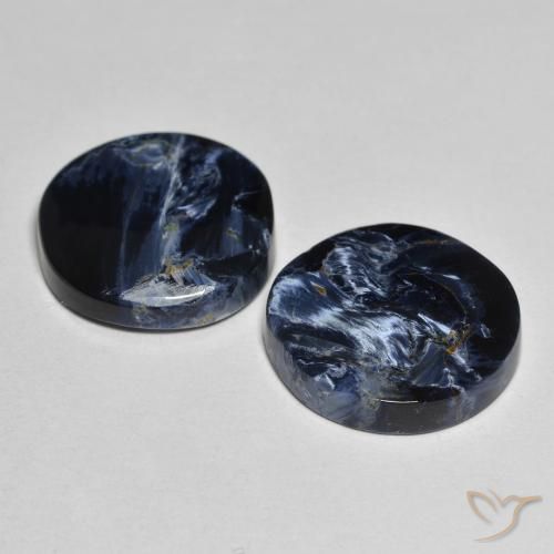Gemas de Pietersita Multicolor natural de 12.36 ct, Redondo, Opaco