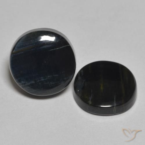 Gemas de Pietersita Multicolor natural de 5.28 ct, Redondo, Opaco