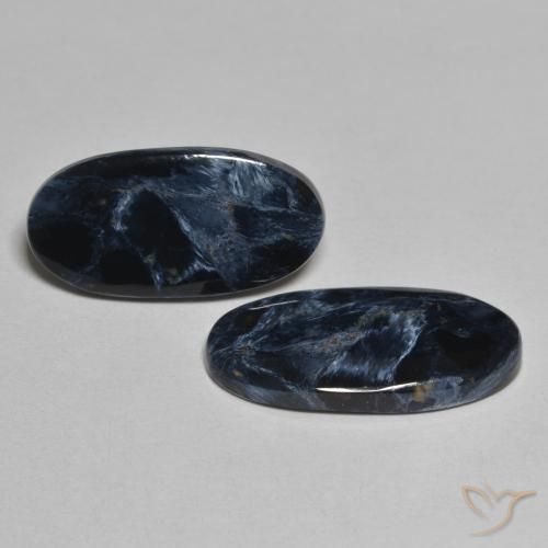 Gemas de Pietersita Multicolor natural de 7.77 ct, Ovalada, Opaco