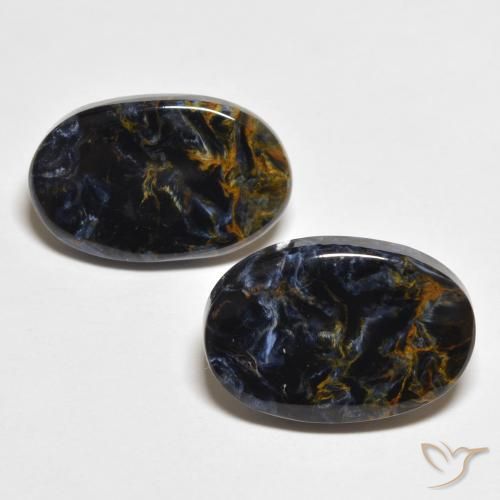 8.84ctw Natural Multicolor Pietersita, Ovalada, Opaco