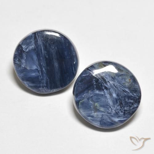 Gemas de Pietersita Multicolor natural de 4.15 ct, Redondo, Opaco