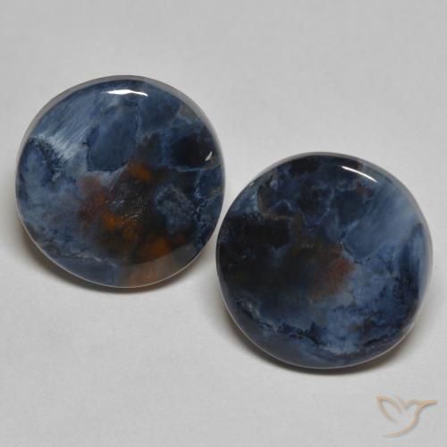 6.28ctw Natural Multicolor Pietersita, Redondo, Opaco
