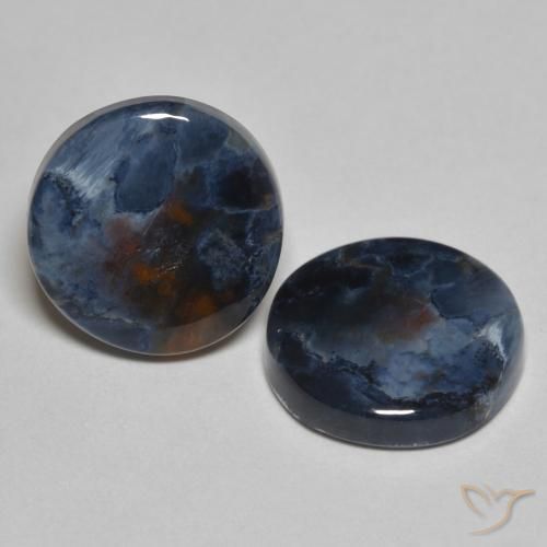 Gemas de Pietersita Multicolor natural de 6.28 ct, Redondo, Opaco