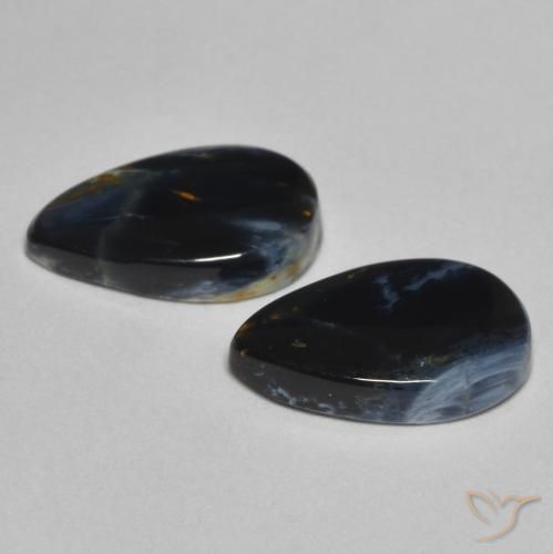 Gemas de Pietersita Multicolor natural de 2.70 ct, En forma de pera, Opaco