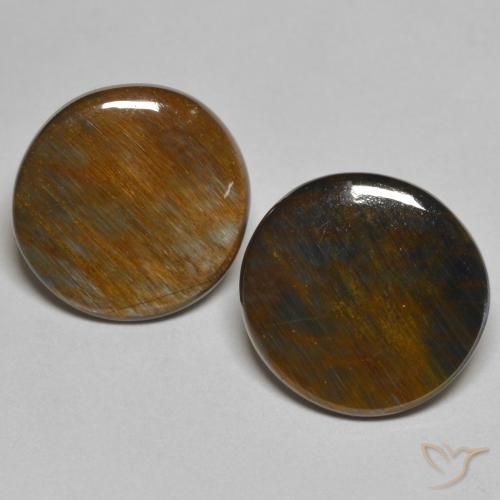 4.27ctw Natural Multicolor Pietersita, Redondo, Opaco