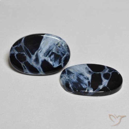 Gemas de Pietersita Multicolor natural de 11.56 ct, Ovalada, Opaco