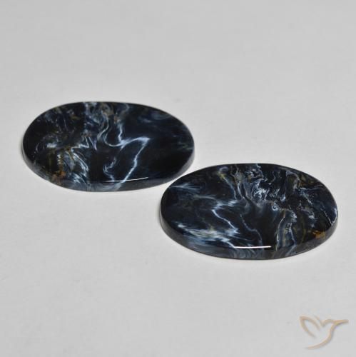 Gemas de Pietersita Multicolor natural de 12.11 ct, Ovalada, Opaco