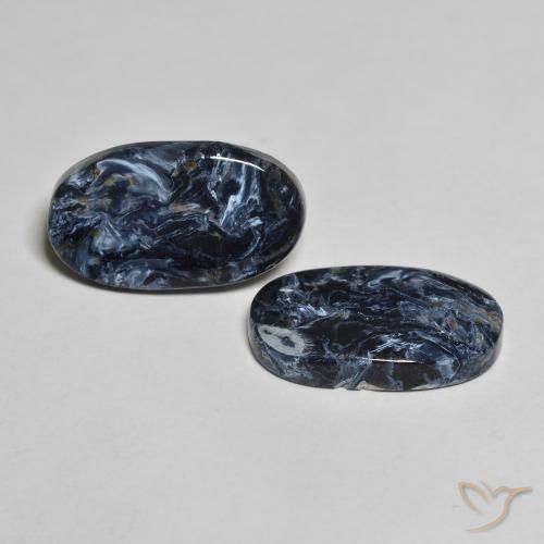 Gemas de Pietersita Multicolor natural de 10.11 ct, Ovalada, Opaco