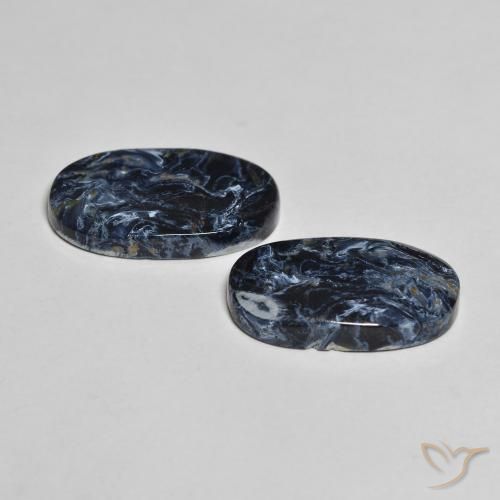 Gemas de Pietersita Multicolor natural de 10.11 ct, Ovalada, Opaco