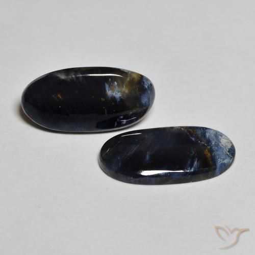 Gemas de Pietersita Multicolor natural de 5.26 ct, Ovalada, Opaco