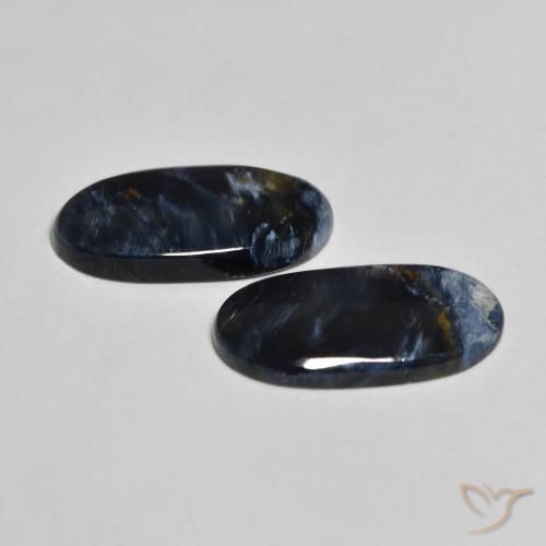 Gemas de Pietersita Multicolor natural de 5.26 ct, Ovalada, Opaco