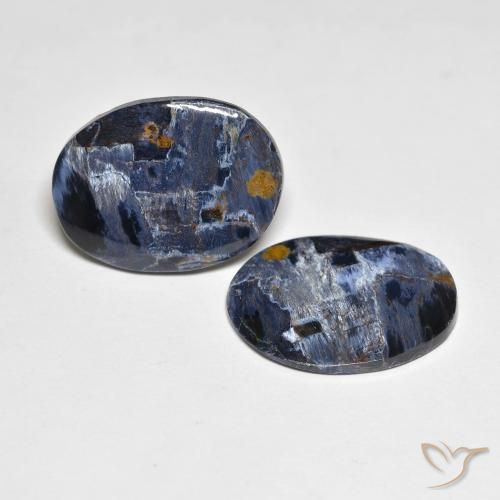 Gemas de Pietersita Multicolor natural de 10.24 ct, Ovalada, Opaco