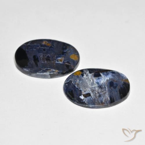 Gemas de Pietersita Multicolor natural de 10.24 ct, Ovalada, Opaco